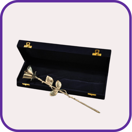 Rozen urnen in geschenkbox